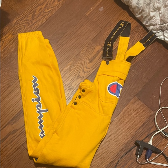 Champion Kids Bright Yellow Overalls - Picture 5 of 5